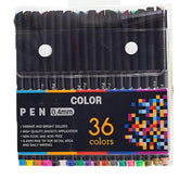 Huitich Color Pen Set 36 Colors Fine Tip, Vibrant Ink - Mumzar